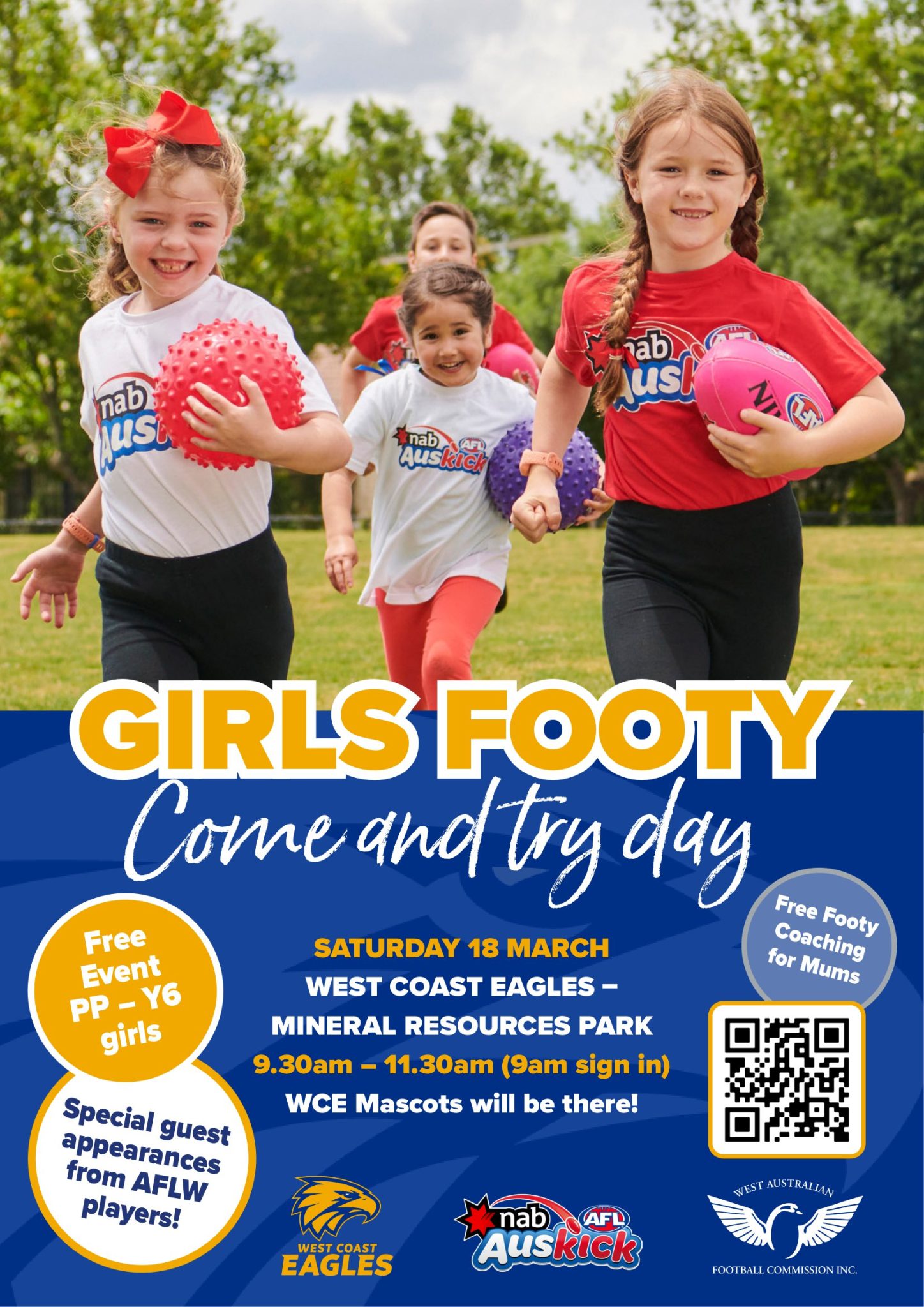 Girls Come and Try Day – Kalamunda & Districts Junior Football Club